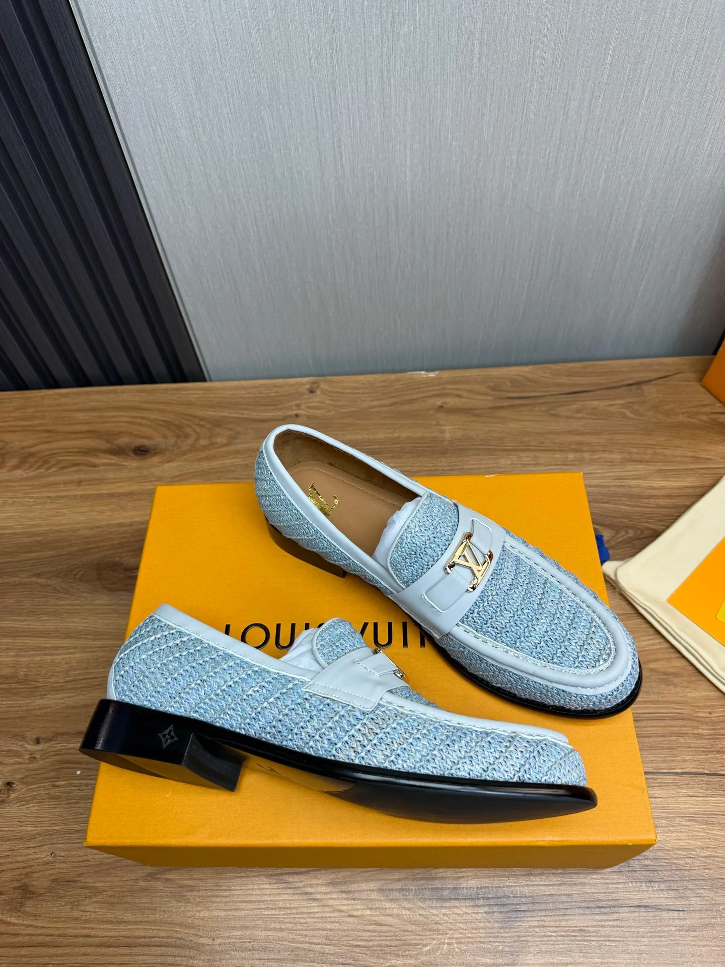 Factory 680💰 LV. Men's business casual leather shoes, all made of imported original brand leather, just to create a more comfortable wearing experience, original non-slip and wear-resistant outsole ✔️16-45 (38.45 non-returnable)